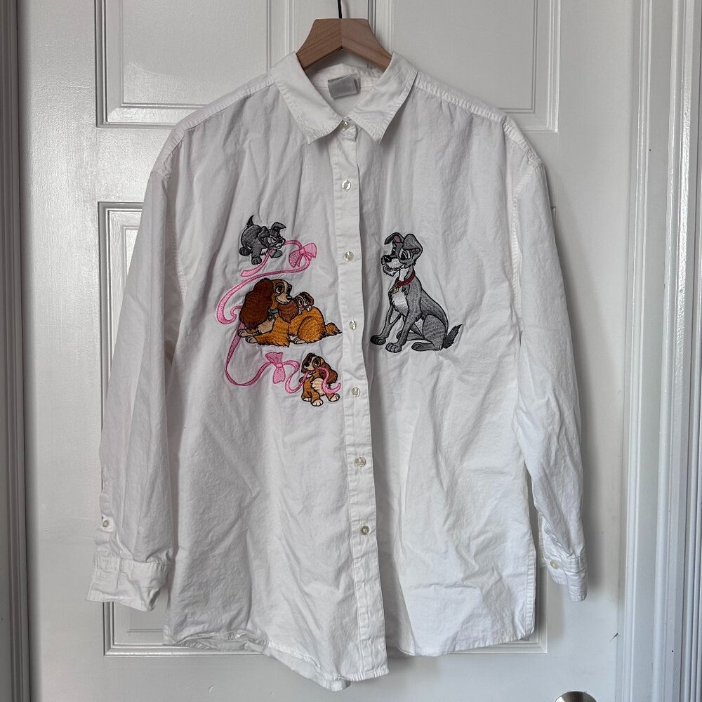 Vintage 90's - Lady and The Tramp Button Down - XL